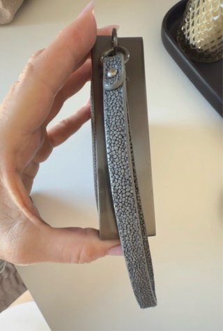 Bolso de fiesta Zara gris/plata