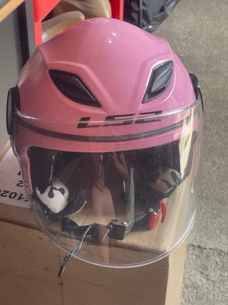 Casco Moto LS2 Funny Rosa Talla L