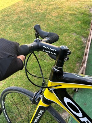Bicicleta Carretera Orbea Orca Negra/Amarilla