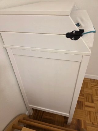 Cómoda cambiador blanco IKEA SUNDVIK 78x79x99cm