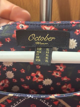 Vestido October Woman Talla XL Estampado