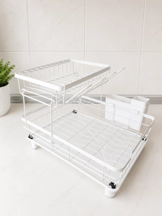 Escurridor de platos de 2 alturas