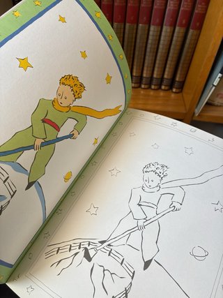 Libro para colorear del principito