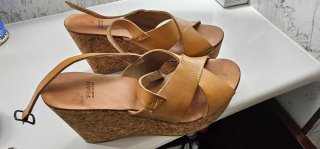 Sandalias cuña Frau piel Talla 38