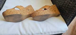 Sandalias cuña Frau piel Talla 38