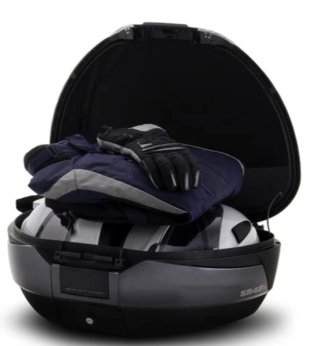 Baúl Cofre Top Case SHAD SH48 Negro/Gris