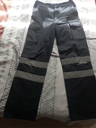 Pantaloni da lavoro nero e grigio taglia 40