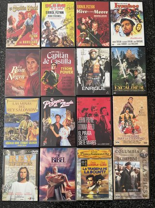 Lote 16 DVD di Film Classici.B21