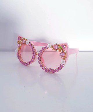 OCCHIALI DA DONNA CON DECORAZIONE RHINESTONE E STRASS