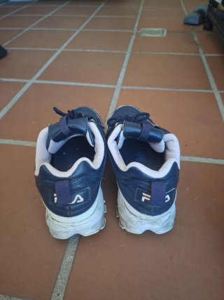 Zapatillas Fila Mujer Azul y Rosa