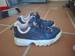 Zapatillas Fila Mujer Azul y Rosa