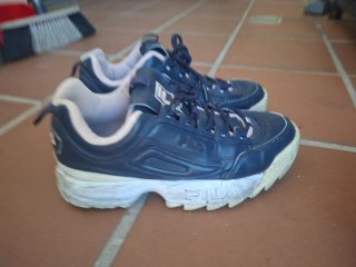 Zapatillas Fila Mujer Azul y Rosa