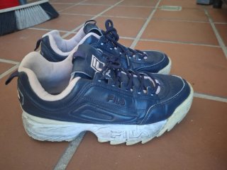 Zapatillas Fila Mujer Azul y Rosa