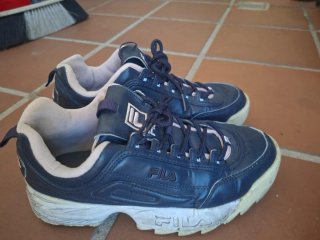 Zapatillas Fila Mujer Azul y Rosa