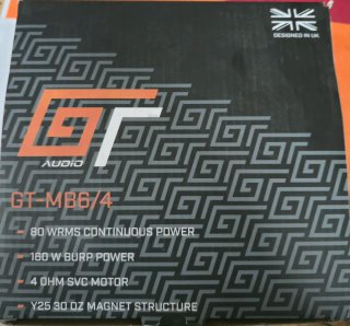 Subwoofer GT Audio 6.5 pulgadas Nuevo