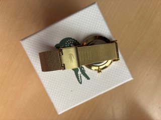 Reloj Lacoste Mujer Dorado y Verde