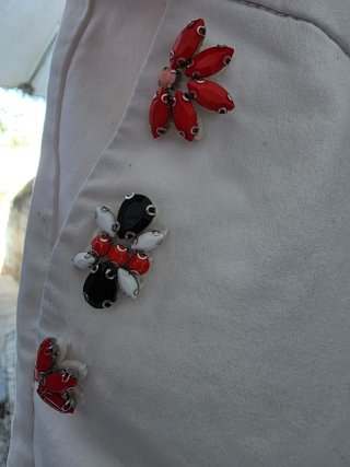 Pantalones cortos blancos Encuentro 40 Talla L