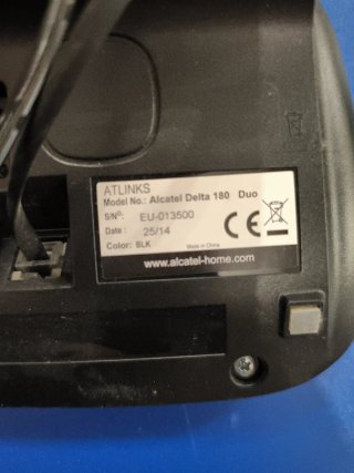 Telefoni cordless Alcatel neri