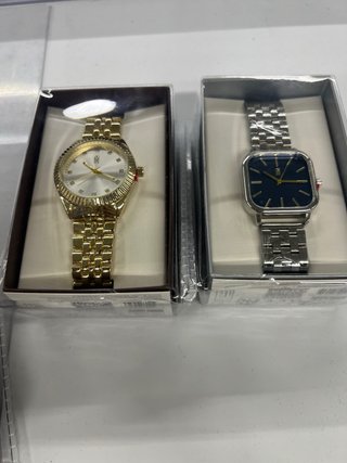 2 Relojes Básicos (Oro y Plata)