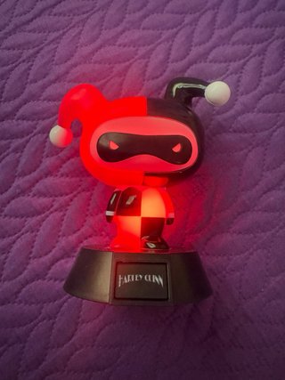 Lampada a figura di Harley Quinn