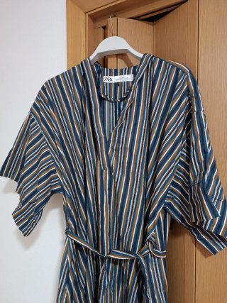Vestido Zara Studio rayas talla M -L