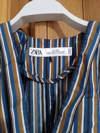 Vestido Zara Studio rayas talla M -L