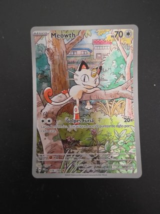Carta Pokémon Meowth Básico 70 PS