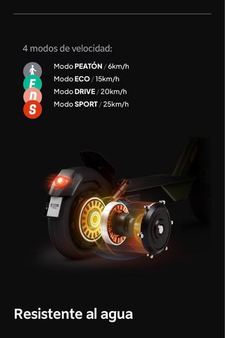 Patinete Eléctrico Olsson Mamba Elite Verde