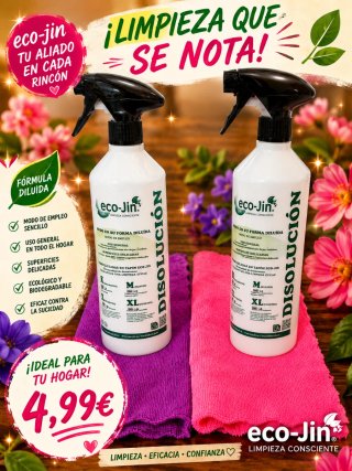 Eco-Jin Limpiador Multiusos Diluido 4,99€
