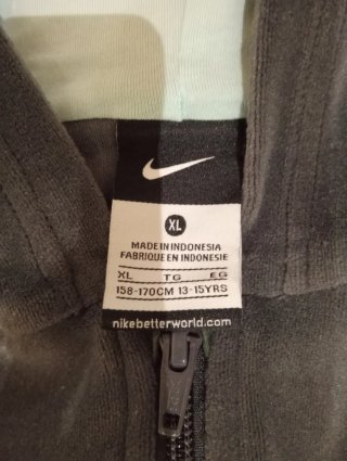 Chaqueta Nike Gris Mujer Talla XL
