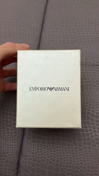 Orologio Emporio Armani Uomo Nero/Argento
