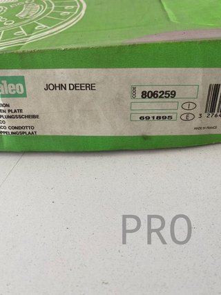 Disco Embrague tractor John Deere 806259
