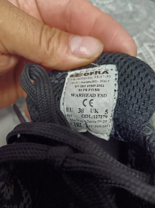 Zapatos Seguridad Cofra Warhead S1P SRC ESD