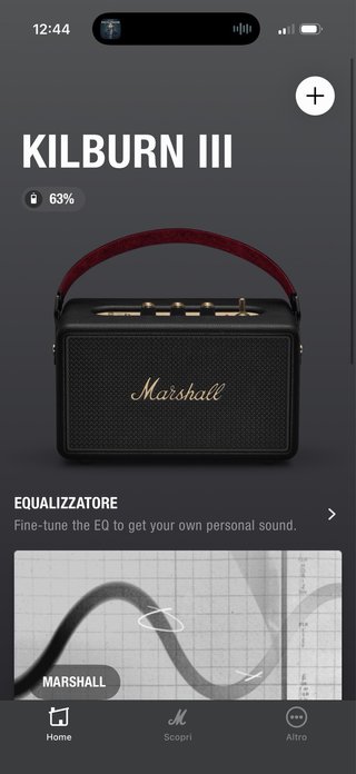 Marshall Kilburn 3 III Altoparlante Bluetooth Nero