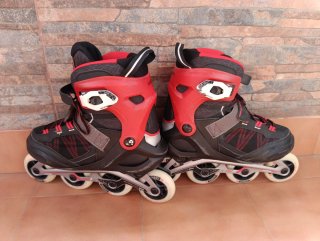 Patines en línea Oxelo Fit 500 Rojo/Negro