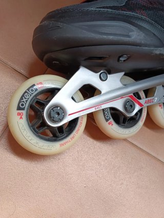Patines en línea Oxelo Fit 500 Rojo/Negro