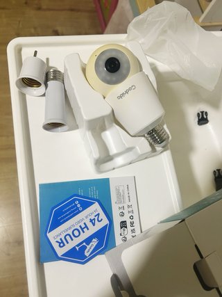 Cámara Vigilancia WiFi Bombilla 2K PTZ 360 NUEVO