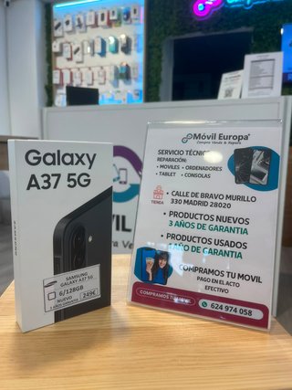 Samsung Galaxy A37 5G 6/128GB Negro