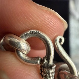 Pulsera Plata 925 Cordón Bizantino Bali 25g