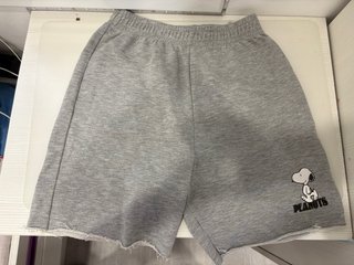 Pantalones cortos grises Snoopy