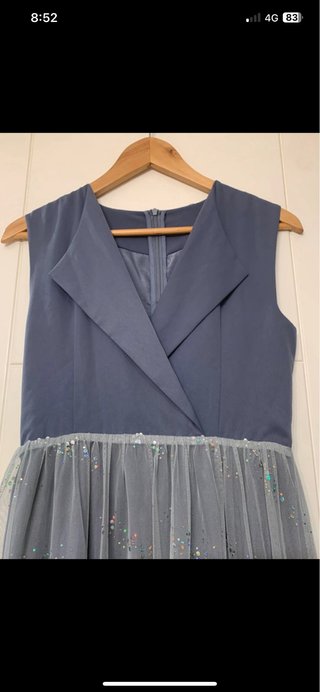 Vestido largo Tissu con brillos