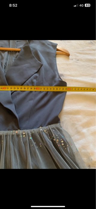 Vestido largo Tissu con brillos