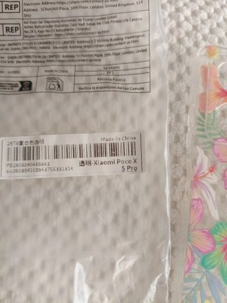 Funda Xiaomi Poco X5 Pro Floral Transparente