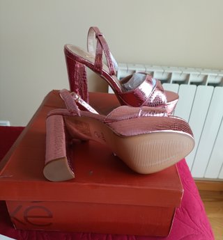 Sandalias EXE Ophelia Rosa Dorado Talla 37