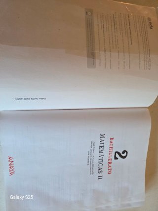 Matemáticas II. 2o de Bachillerato Operación Mundo