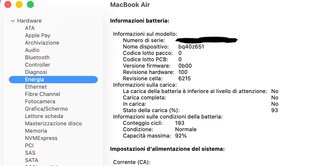 MacBook Air M2 2023 8GB/256GB Grigio Siderale