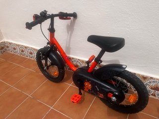 Bicicleta Infantil Decathlon Naranja