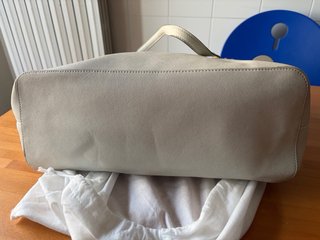 Borsa Michael Kors Jet Set Bianca con dettagli Oro