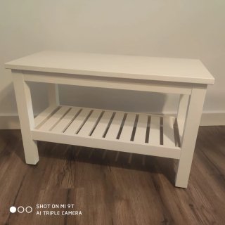 Mueble auxiliar bajode Ikea blanco