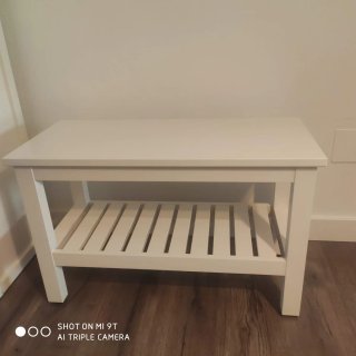 Mueble auxiliar bajode Ikea blanco